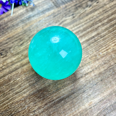 #ad 435g Top Quality Green Fluorite Ball Quartz Crystal Healing Sphere Reiki stone $35.00