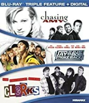 #ad Chasing Amy Jay and Silent Bob Strike Back Clerks New Blu ray 3 Pack Am $16.92