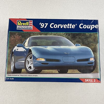 #ad Revell Monogram 1:25 Scale #x27;97 Corvette Coupe Kit 85 2490 $19.99