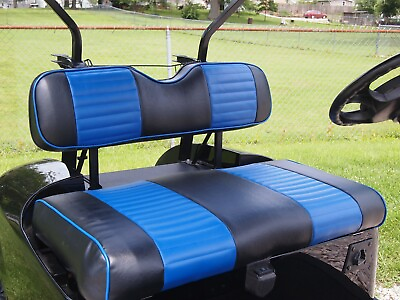 #ad 2PCS Blue Golf Cart Seat Covers For EZGO TXT Medalist 1994 2013 Extra Cushion $99.00