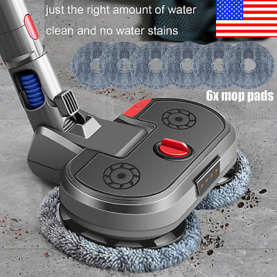 #ad Dry and Wet Electric Mop Head for Dyson V7 V8 V10 V11 Cordless Vacuum Cleaner $113.98