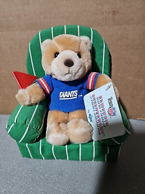 #ad NY Giants NFL Plush Armchair Quarterback by RUSS Vintage New With Tag $19.99