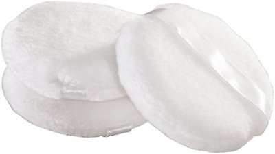 #ad Powder Puff Large 4 in. Velour Body Makeup Puff with Satin Ribbon set of 3 $6.90