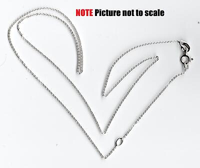 #ad Wholesale Real new 925 Sterling silver trace necklace chains 16quot; to 18quot; GBP 4.95