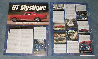 #ad 1965 2000 Ford Mustang GT History Info Article quot;GT Mystiquequot; $13.99