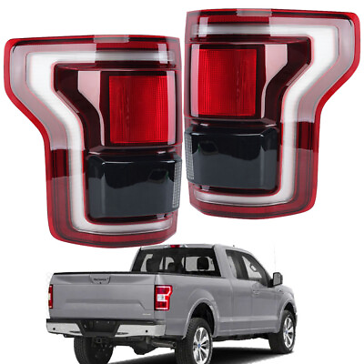 #ad LED Tail Light Rear Lamp For Ford F150 2015 2019 Halogen Upgrade Raptor Style $268.98