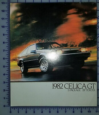 #ad 1982 Toyota Celica GT Brochure Sheet $20.69