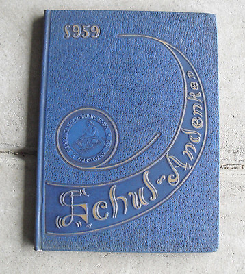 #ad 1959 Christopher Dock Mennonite High School Yearbook Lansdale Pennsylvania $75.00