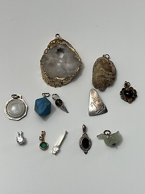#ad Pendants Lot Jewelry Making Mixed Styles Charm Vintage Modern $35.00