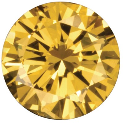 #ad Natural Fine Yellow Diamond Round SI3 I1 Africa Select Grade $172.80