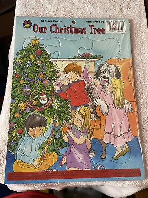 #ad Our Christmas tree 12 Piece Vintage Puzzle. New In Package $6.00