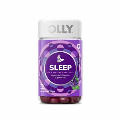 #ad OLLY Sleep Melatonin Gummy 3mg Blackberry Zen 70ct $11.89