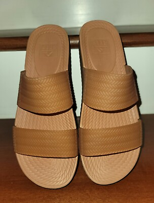 #ad Reef Water Vista Sandals Women#x27;s Sz 8 Beach Shoes Comfy Slip On $44.99