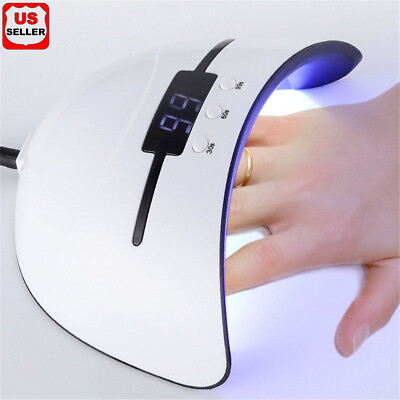 #ad #ad 36W Nail Polish Dryer Pro UV LED Lamp Acrylic Gel Curing Light Manicure Timer OC $8.98