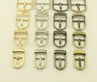 #ad 30 Pcs lot Metal Buckle With Pin For Belt Strap DIY Sewing Supplies Part For Bag $38.24