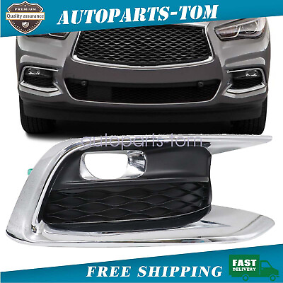 #ad NEW Fog Light Cover Trim Bezel Front Right Side Fit For Infiniti 2016 2020 QX60 $59.99