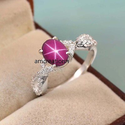 #ad Ruby ring lindy star ring women ring silver ring statement ring jewelry. $36.00