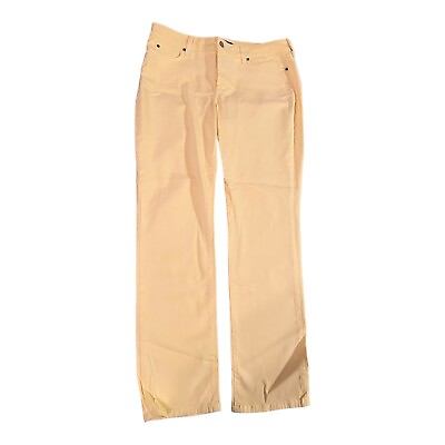 #ad NYDJ Women#x27;s Yellow Original Slimming Fit Skinny Jeans Lift amp; Tuck Size 10 NWOT $29.99