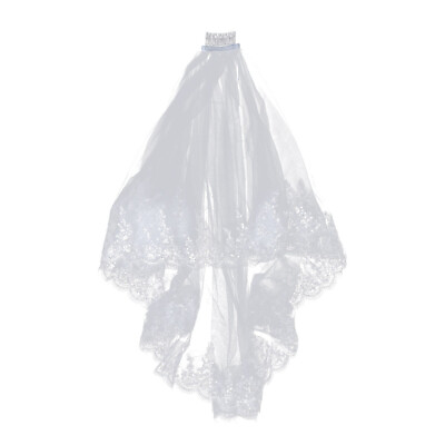 #ad Engagement Veil Blusher Veil Gauze Veil Comb Simple Silk Lace Veil $12.99