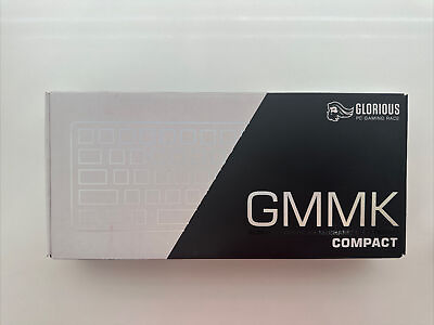 #ad Glorious GMMK Compact Mechanical Keyboard Prebuilt Black $49.00