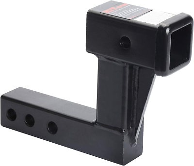 #ad HITOWMFG 2Inch Trailer Hitch Receiver Extension with 6 inch Rise Drop Solid Sh $75.16
