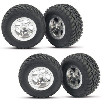 #ad Traxxas Tires amp; Wheels Assembled Kumho Tires Front Rear 4 Slash 4x4 $45.90