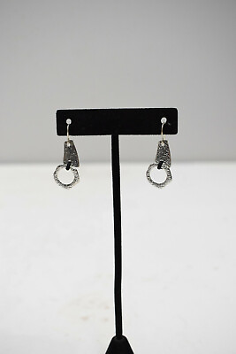 #ad Earrings Silver Round Dangle Earrings $3.50
