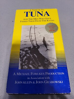 #ad A Tribute To Tuna And The Men That Once Fished Them From The Racks VHS #A4B $8.93