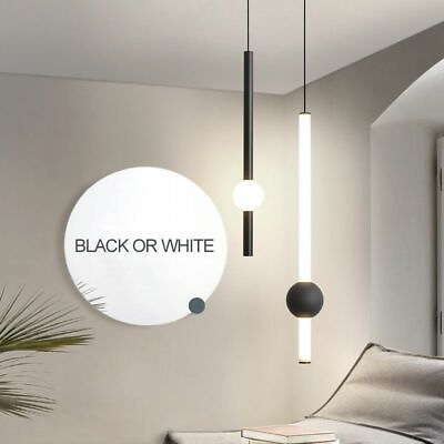 #ad Pendant Lights LED Lamp Ceiling Straight Brilliance Lighting Bedroom Office Home $100.28