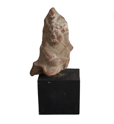#ad Archaic Greco Roman Terracotta Figure Fragment Woman $319.50