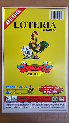 #ad Loteria 20 DIFFERENT Boards 1 Deck Mexican Bingo Game Authentic Don Clemente $10.49