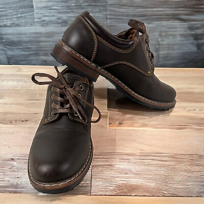 #ad Mountain Creek Boys Shoes Size 4M Brown Lace Up Rubber Soles Style Steven $12.99