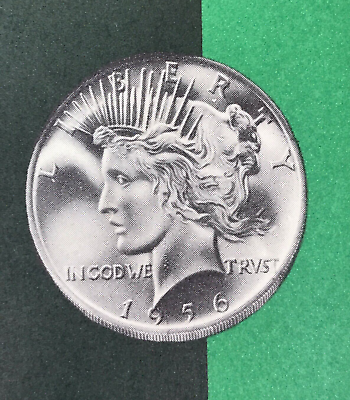#ad 1956 Peace Dollar cover THIS IS YOUR DOLLAR History Western Electric Booklet $7.99