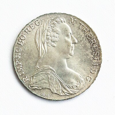 #ad 1780 Austria Maria Theresa Thaler Silver Coin Restrike $44.95