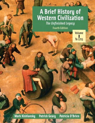 #ad A Brief History of Western Civilization Vol. 1 : The Unfinished L $4.50