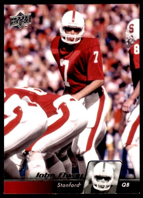 #ad 2011 Upper Deck Football John Elway Stanford Cardinal #14 $2.75