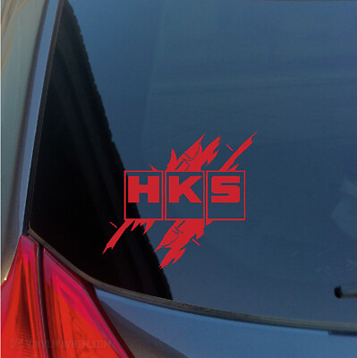#ad HKS Shred Vinyl Sticker garage racing tuning JDM crane motor Exhaust suspension $3.95