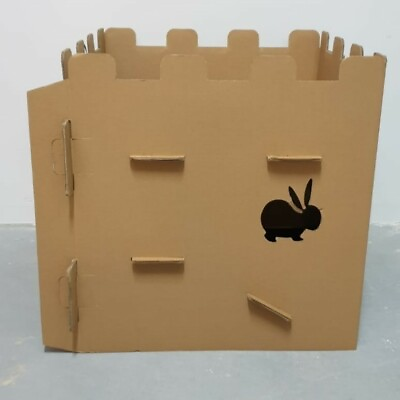 #ad Bunny Rabbit Cardboard Castle House Multi Storey PlayHouse AU $30.00