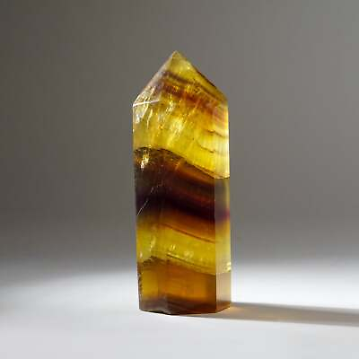 #ad Genuine Polished Yellow Fluorite Point from Argentina 2.1 lbs $800.00