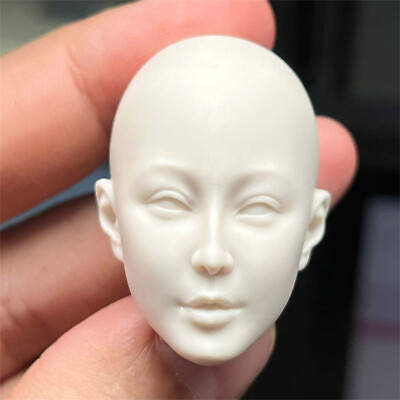 #ad 1 6 Scale The Asian Beautiful Fan BingBing Head Sculpt Unpainted Fit 12quot; Figure $13.99