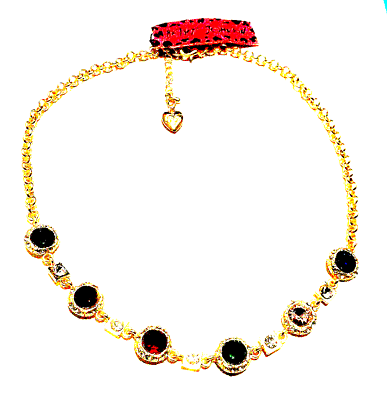 #ad Betsey Johnson Women’s Fashion Jewelry Multicolored Circles 18quot; Chain Necklace $11.95