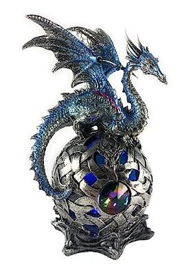 #ad Ain’t It Nice Dragon Statue On Light Up LED Orb Cycling Through Many A 1 1 Blue $78.25