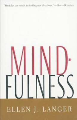 #ad Mindfulness A Merloyd Lawrence Book Paperback By Langer Ellen J. GOOD $5.21