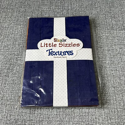 #ad Sizzix Little Sizzles Textures Handmade Papers 14 Sheets Textured Paper Thatch $11.00