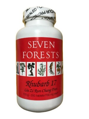 #ad Seven Forests Rhubarb 17 Liu Zi Run Chang Pian 250 Tablets $42.99