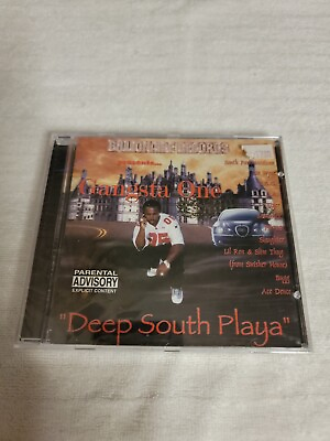 #ad Gangsta One Deep South Playa Brand New OOP CD 2001 H TOWN DJ SCREW Z RO ESG $9.77