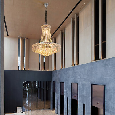 #ad Modern Crystal Chandelier Ceiling Lamp Raindrop Flush Mount Pendant Light Decor $227.05