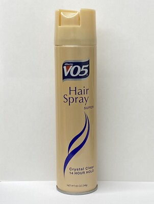 #ad Alberto VO5 Super Crystal Clear Hair Spray 14 Hour Hold Aerosol 8.5 oz $26.99
