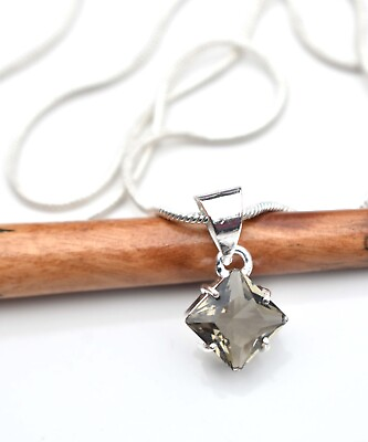 #ad Smoky Quartz 925 Sterling Silver Gemstone Handmade Jewelry Design Necklace 17 18 $13.99