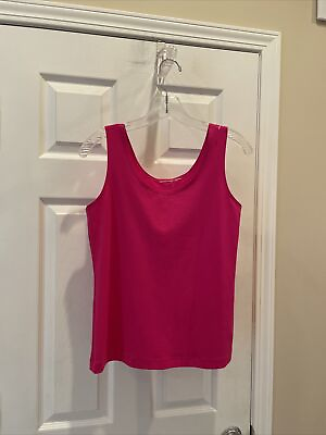 #ad Chicos Womens Size 1 Sleeveless Shirt Tank Top Pretty Pink $18.39